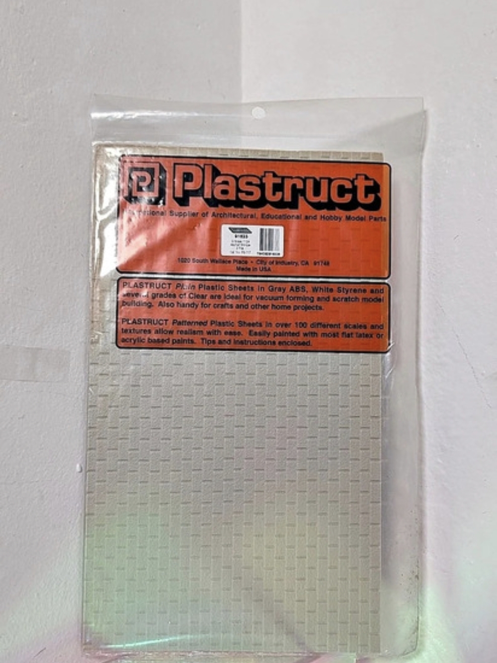 Plastruct Plastic Sheets in Gray ABS Gray ABS Plastic Sheets NWT